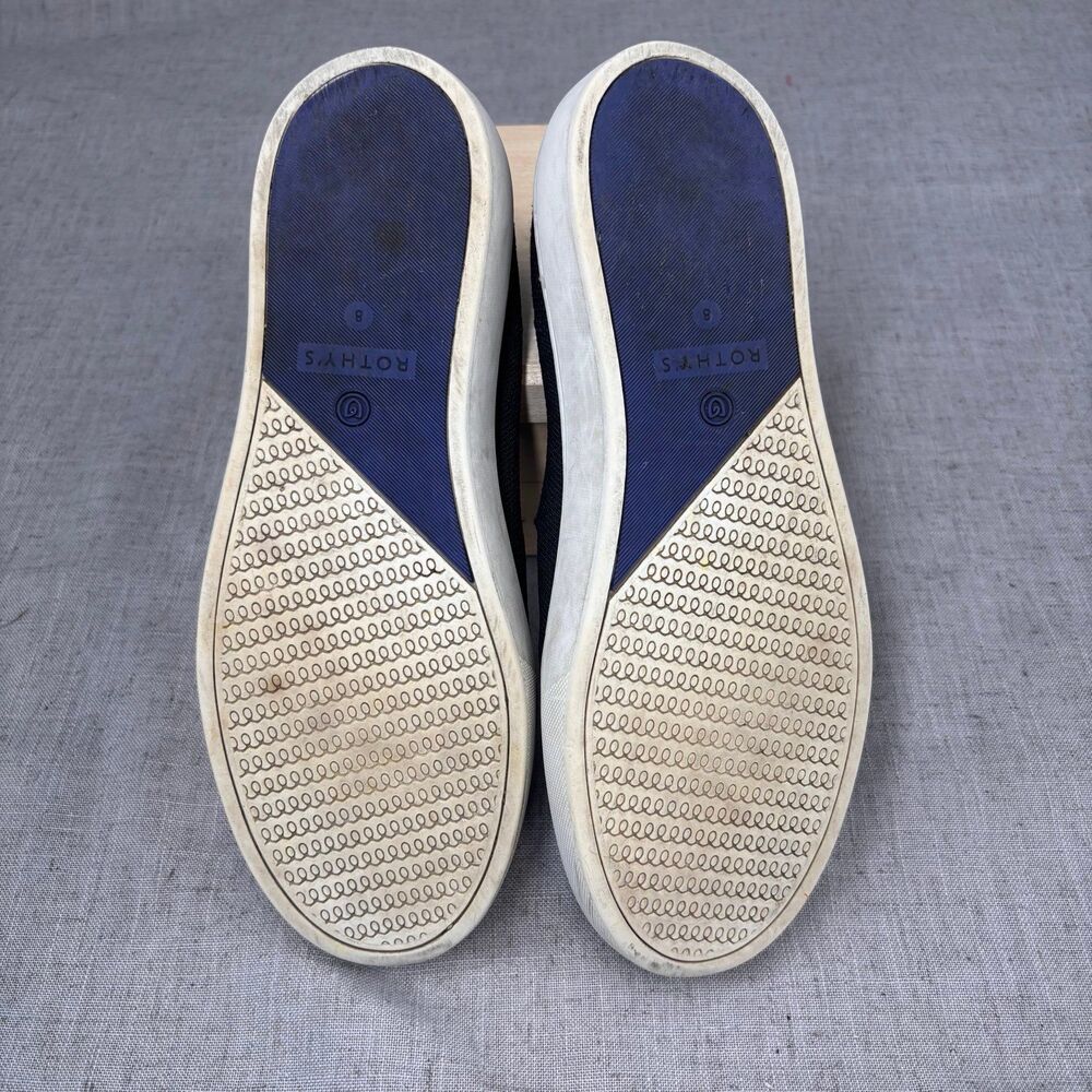 Rothy's The Original Slip On Sneaker Black‎ Knit Shoes Classic Casual Women's 8 - Picture 8 of 11